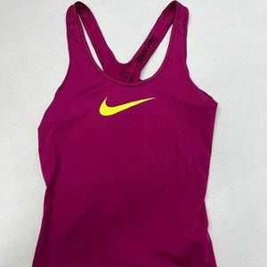 Magenta Nike Workout Tank Top, Size Medium